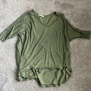 WE THE FREE - green oversized t shirt